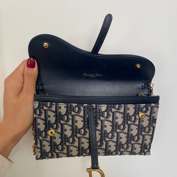 *authentic* Christian Dior Saddle Purse with wallet - Picture 3 of 11